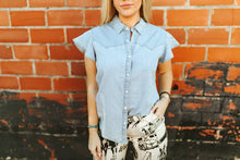 Load image into Gallery viewer, Dainty Denim Top