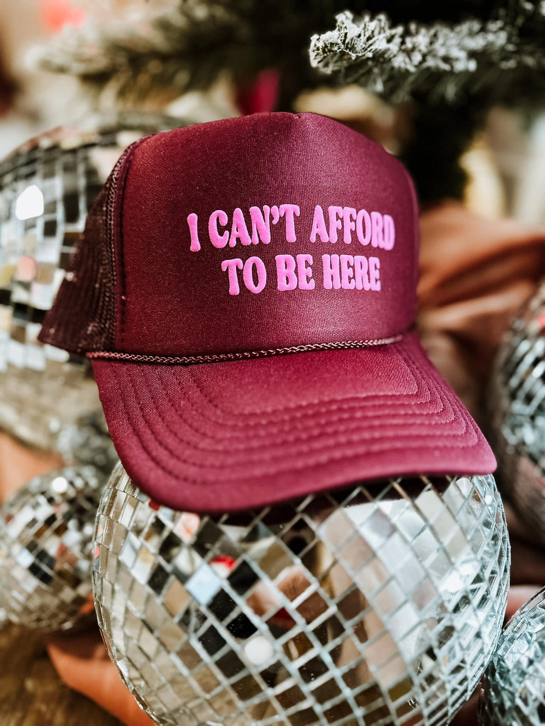 I Can't Afford To Be Here Cap