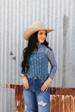 Load image into Gallery viewer, Lariat Cowboy Mesh Top
