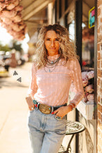 Load image into Gallery viewer, Lariat Cowboy Mesh Top
