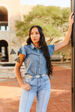 Load image into Gallery viewer, Dainty Denim Top
