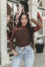 Load image into Gallery viewer, Lariat Cowboy Mesh Top
