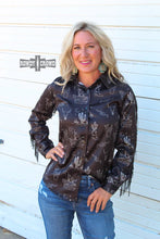 Load image into Gallery viewer, Desert Fringe Button-Up
