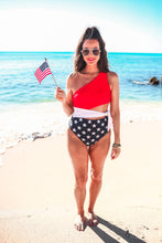 Load image into Gallery viewer, Liberty Island Tie Swimsuit
