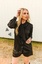 Load image into Gallery viewer, Outlaw Faux Leather Top
