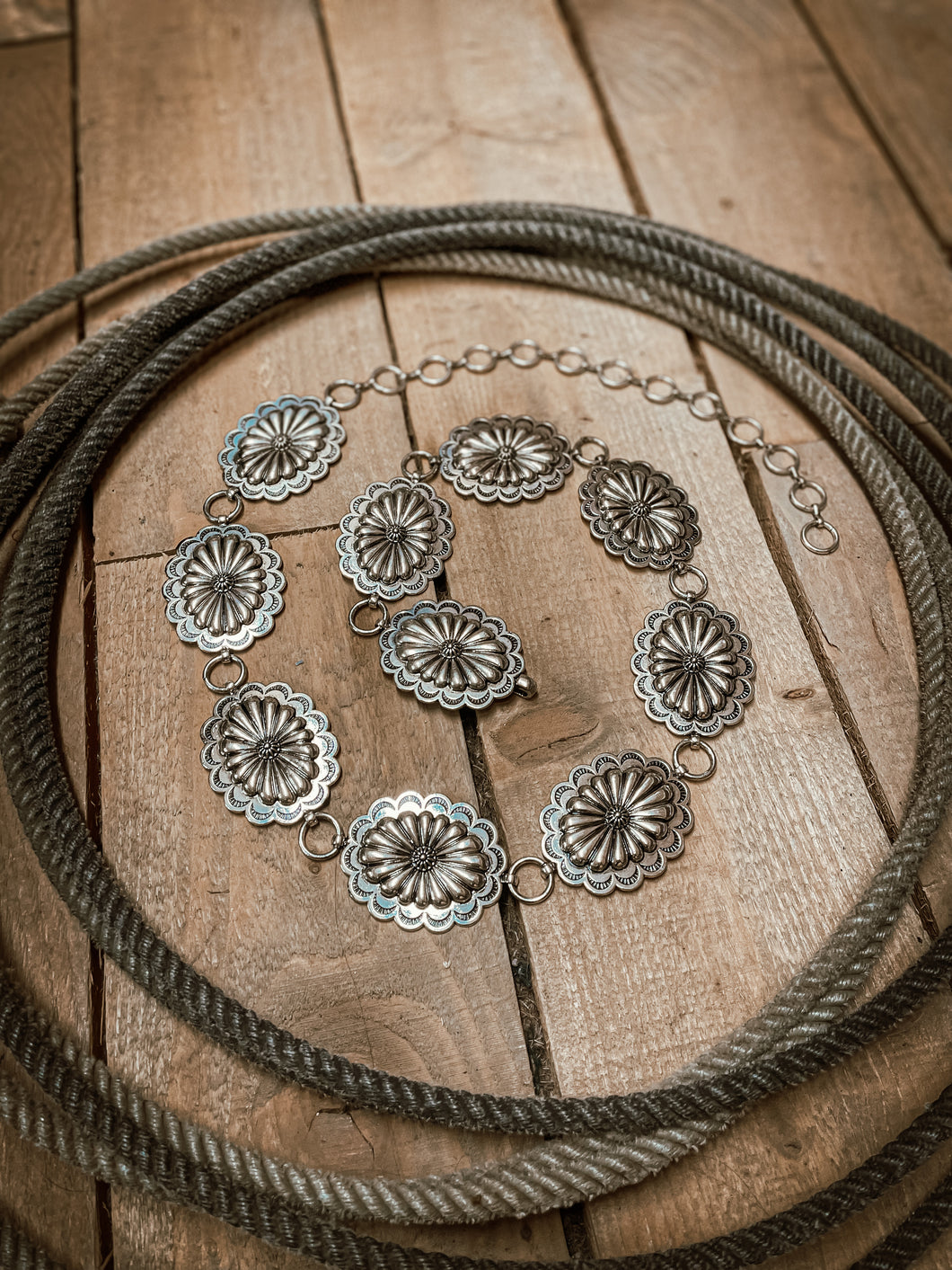 The Jasmine Concho Belt