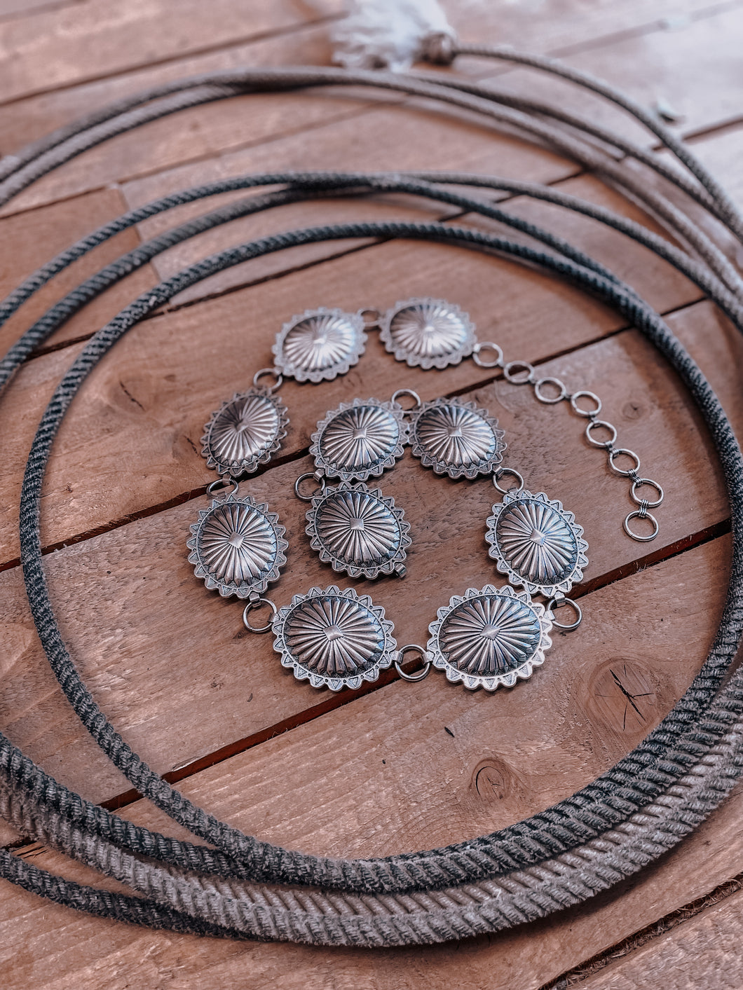 The Carrington Concho Belt