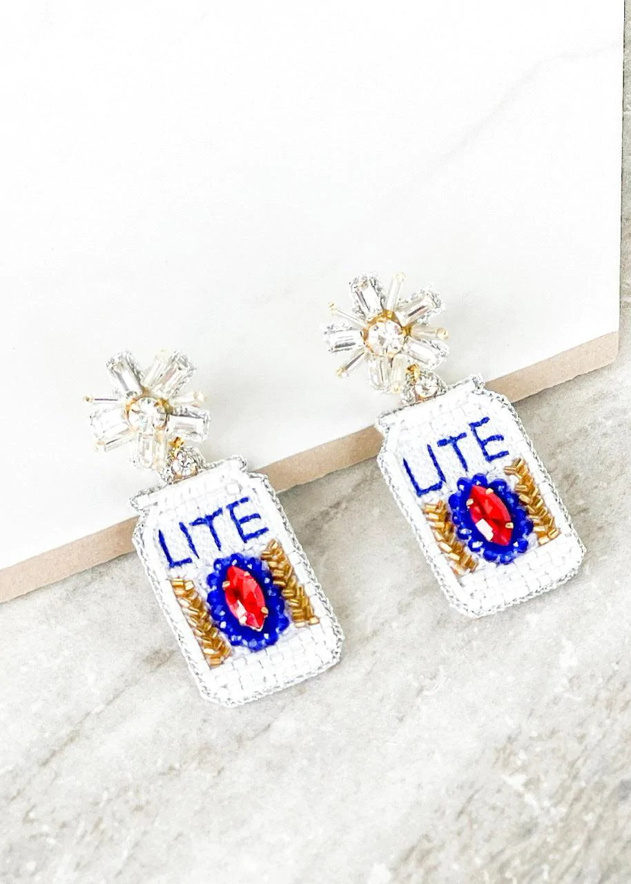 Beer•Lite•Earrings